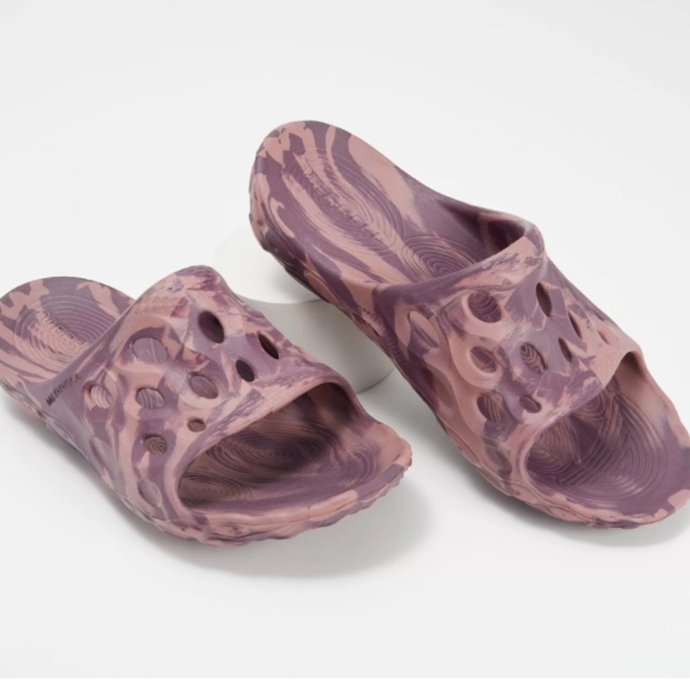 Merrell Hydro Slide Sport Sandal Burgundy Purple Size M 5.5/W 7